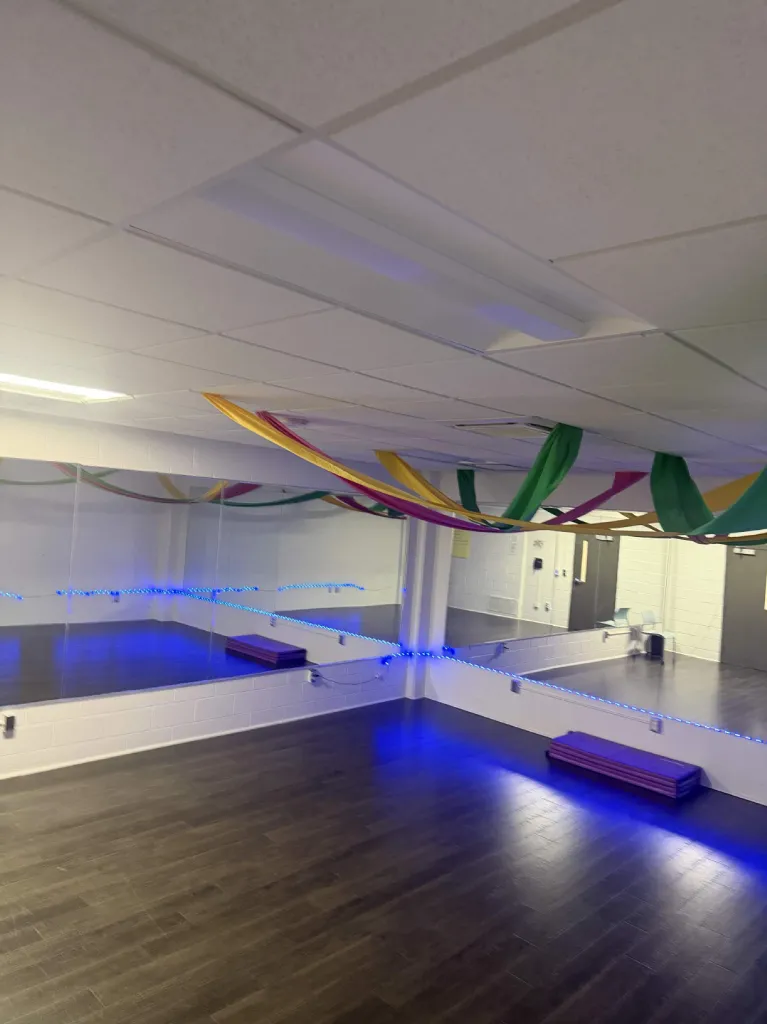 The group performance and fitness class studio at Cheat Code Performance & Recovery